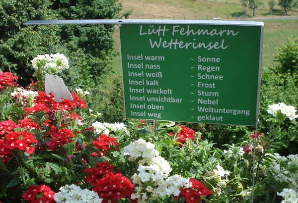 Lütt-Fehmarn Wetterinsel für den Blumentopf Art. 6400