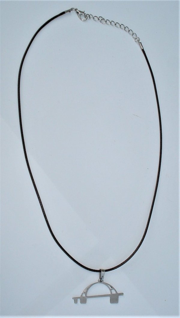 Anhänger Brücke mit Wachsschnur-Halskette Art. 1044
