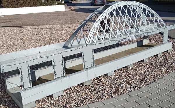 Fehmarn-Brücke aus 3 mm verzinktem Stahlblech